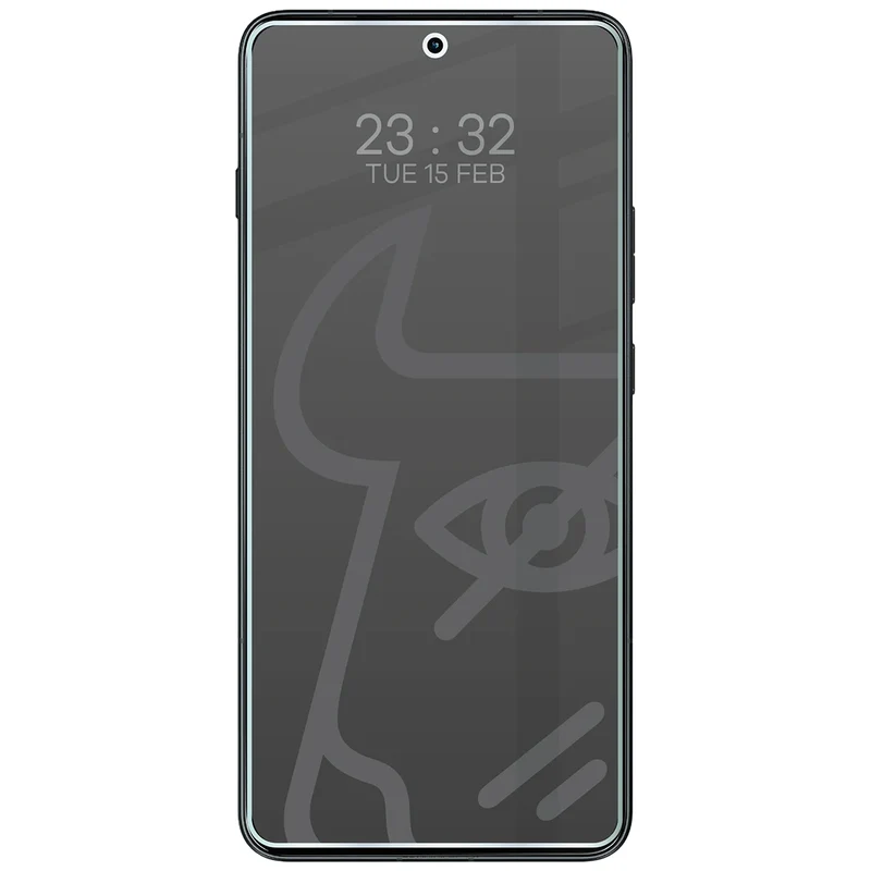Hybridglas mit Privatschutzfilter für Motorola Edge 70 Max, Bizon Hybrid Shadow, Matt