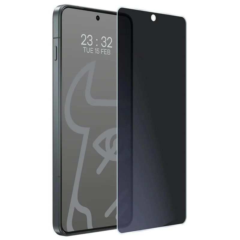 Hybridglas mit Privatschutzfilter für Motorola Edge 70 Max, Bizon Hybrid Shadow, Matt