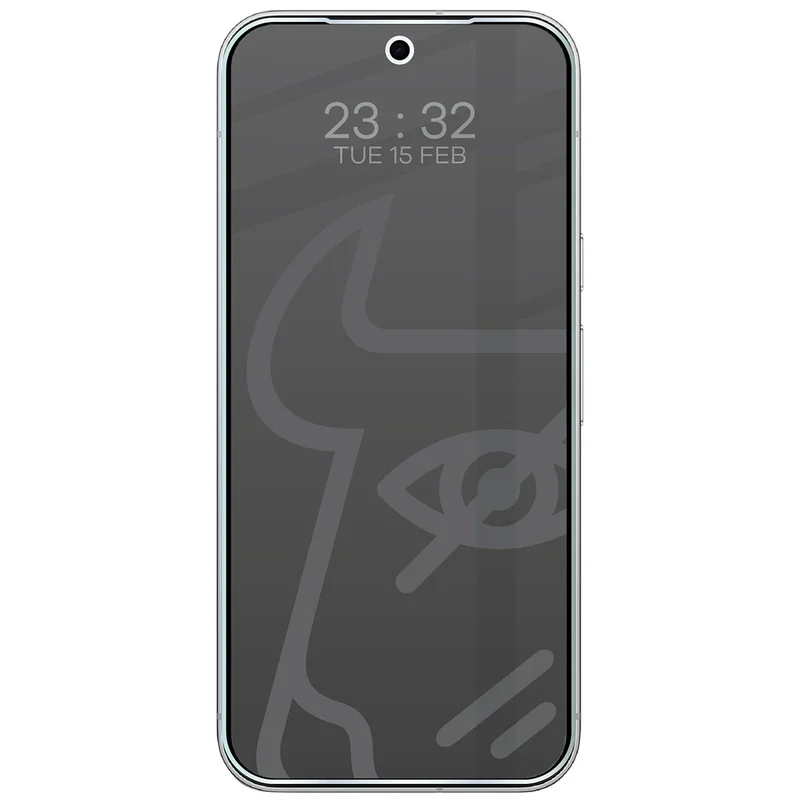 Hybridglas mit Privatschutzfilter für Google Pixel 11 Pro XL, Bizon Hybrid Shadow, Matt