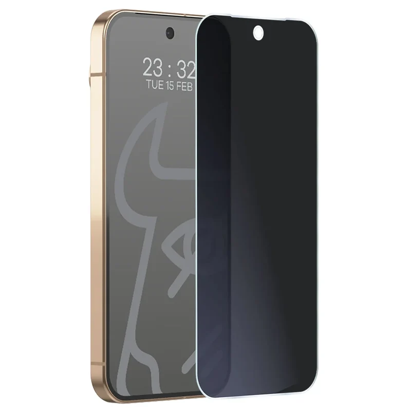 Hybridglas mit Privatschutzfilter für Google Pixel 11 Pro, Bizon Hybrid Shadow, Matt