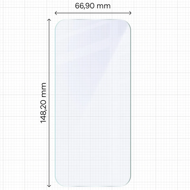 Flexibles Hybridglas für Google Pixel 11 Pro, Bizon Hybrid Mule