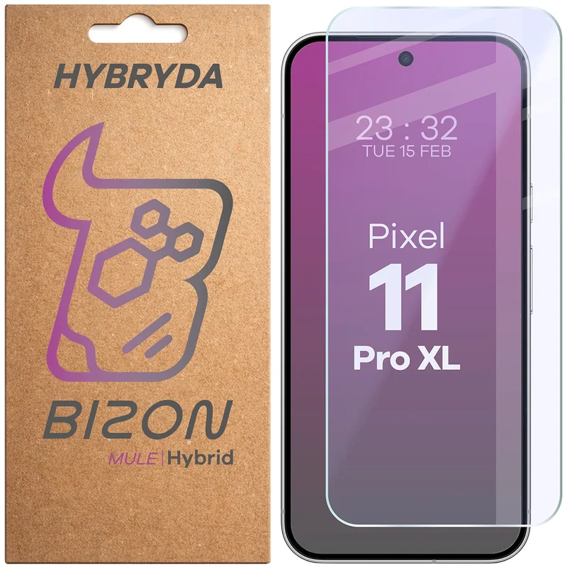Flexibles Hybridglas für Google Pixel 11 Pro XL, Bizon Hybrid Mule