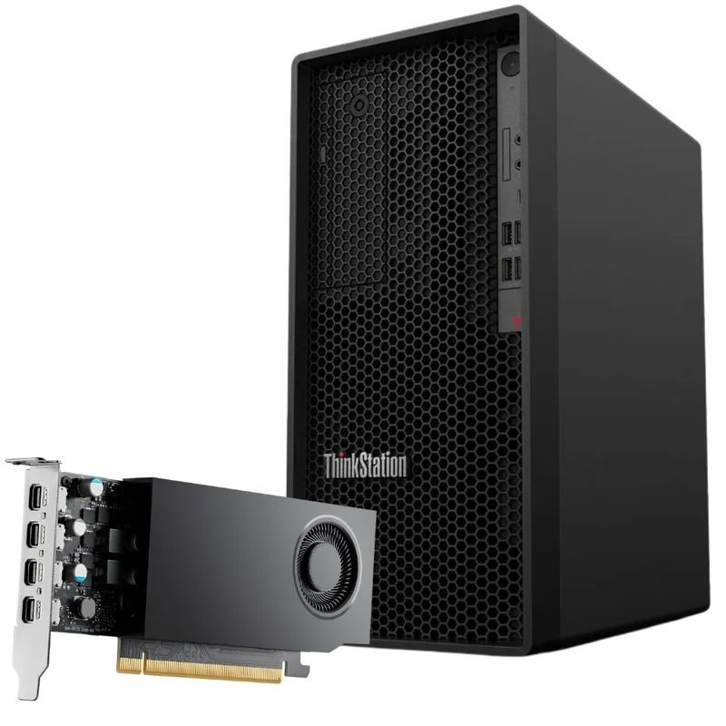 Lenovo ThinkStation P2 Tower Gen 2 | Intel Ultra 5 225 | Ram 32GB | SSD 2TB | Nvidia RTX A1000 8GB FreeDOS Prodotto NUOVO