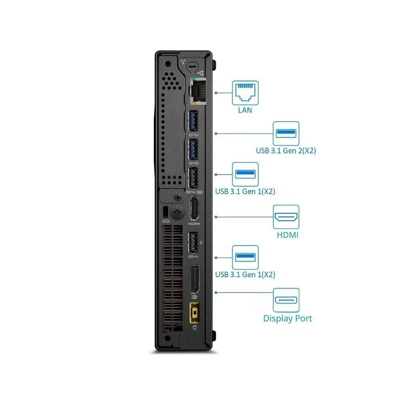 Lenovo All In One 27" FullHD con Mini PC ThinkCentre | Intel Core Ottava GEN | FreeDOS
