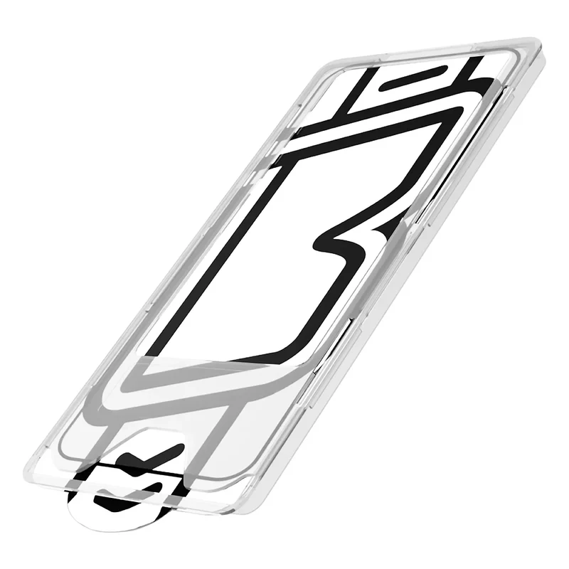Gehärtetes Glas mit Applikationsrahme für Xiaomi POCO F9 Ultra, Bizon Glass Aplikator Edge, 2 Sets