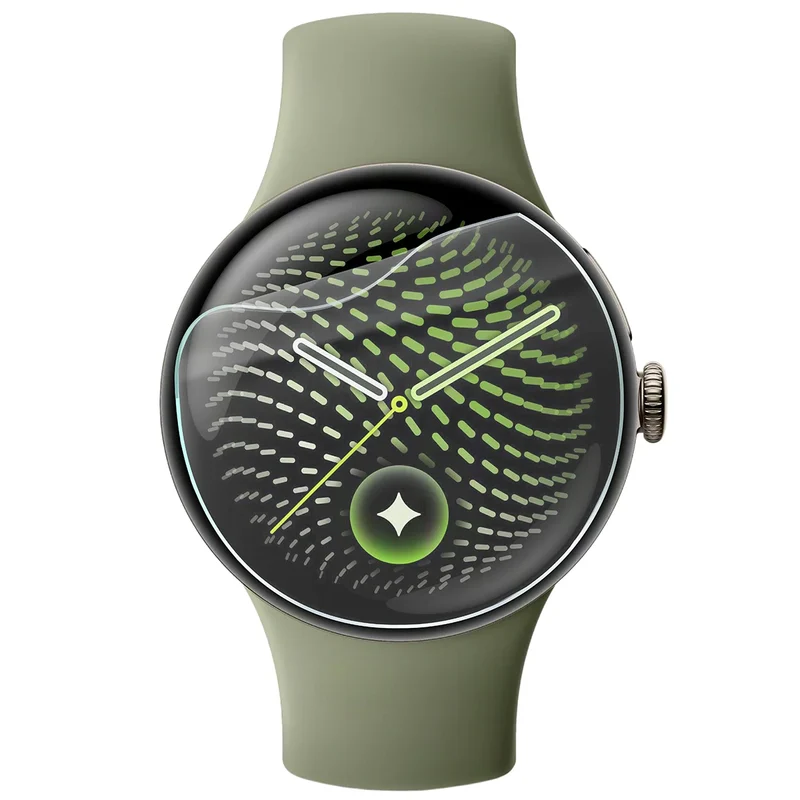 Schutzfolie für den Bildschirm für Google Pixel Watch 5 (41mm), Bizon Watch HydroFlex, 6 Stück