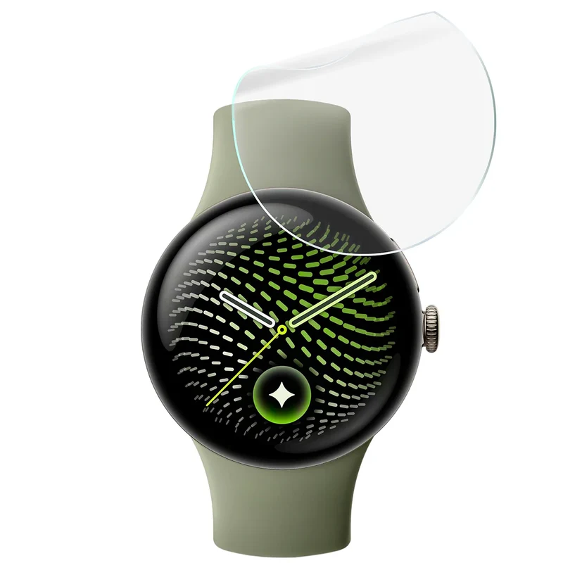 Schutzfolie für den Bildschirm für Google Pixel Watch 5 (41mm), Bizon Watch HydroFlex, 6 Stück