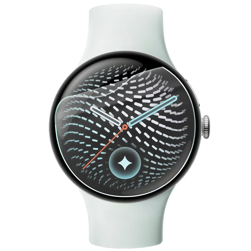 Schutzfolie für den Bildschirm für Google Pixel Watch 5 (45mm), Bizon Watch HydroFlex, 6 Stück