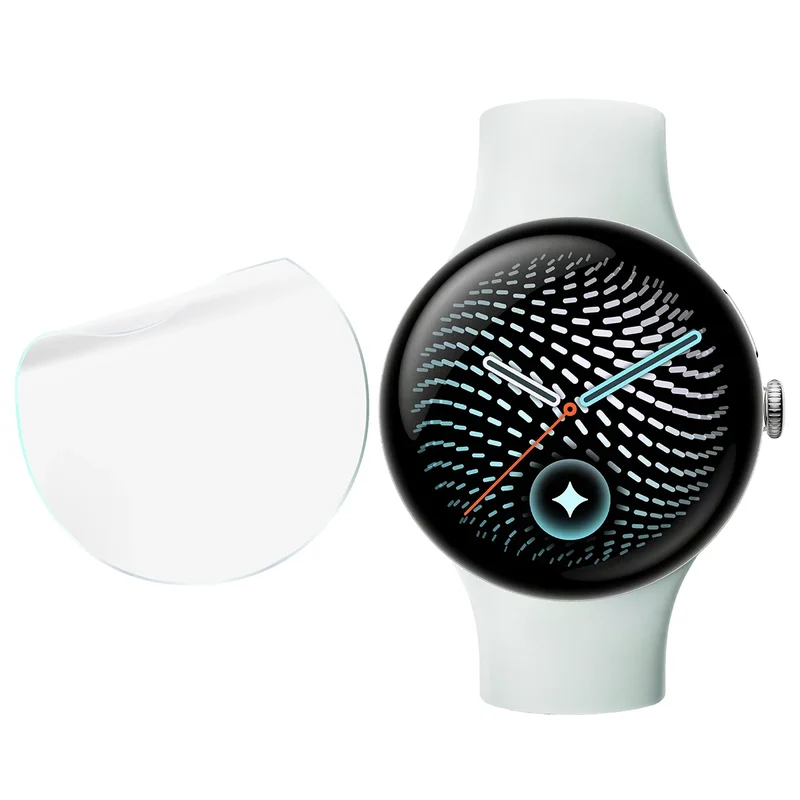 Schutzfolie für den Bildschirm für Google Pixel Watch 5 (45mm), Bizon Watch HydroFlex, 6 Stück