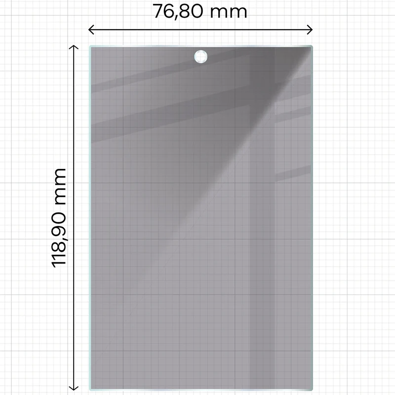 Gehärtetes Glas mit Privatschutzfilter für Galaxy Z Fold8, Bizon Glass Clear Shadow, getönt