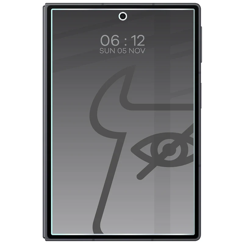 Gehärtetes Glas mit Privatschutzfilter für Galaxy Z Fold8, Bizon Glass Clear Shadow, getönt