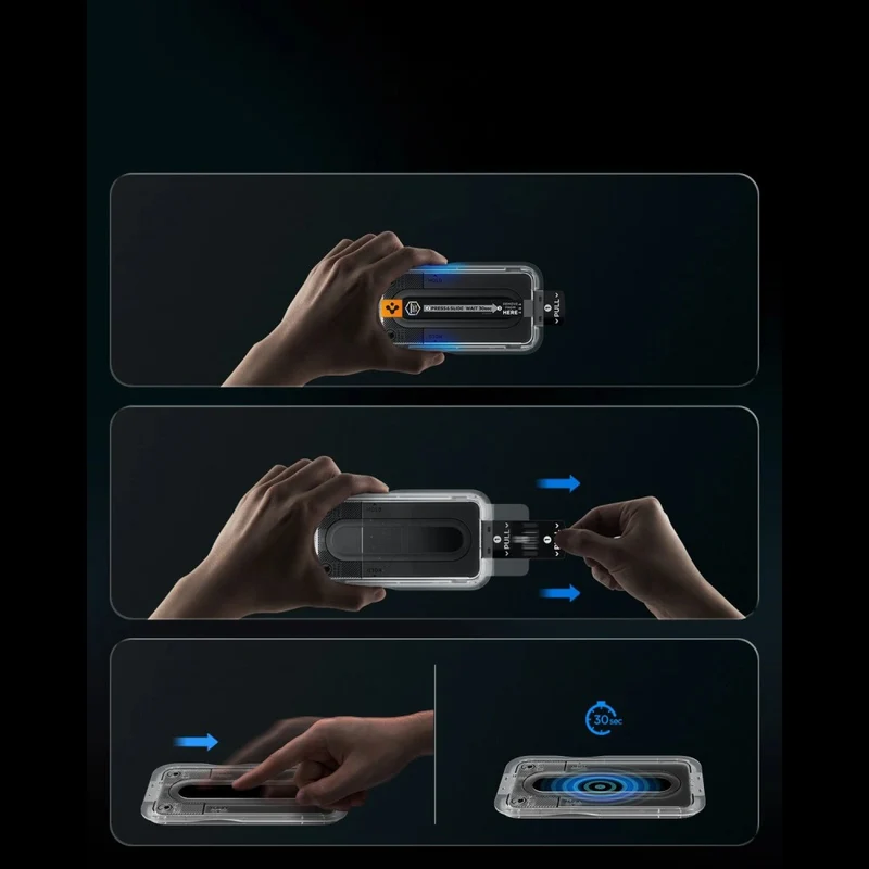 Glas + Applikator für Samsung Galaxy S26 FE, Spigen Glas.tR EZ Fit Pro 2-Pack (AC)