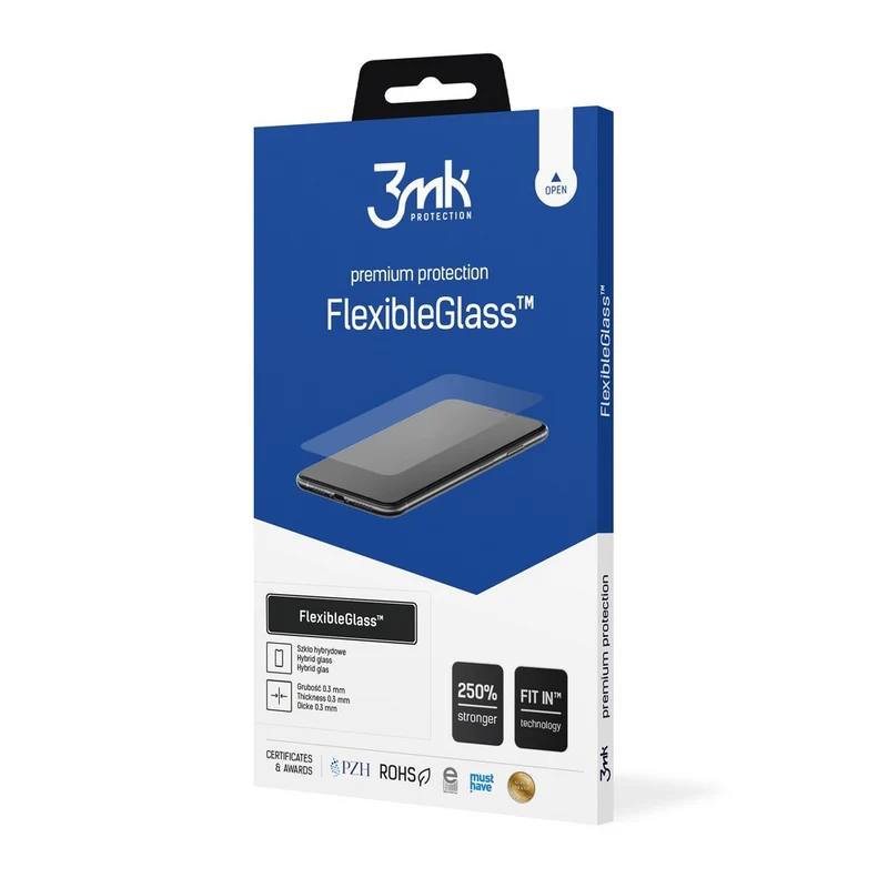 Hybridglas für iPhone Duo, 3mk FlexibleGlass