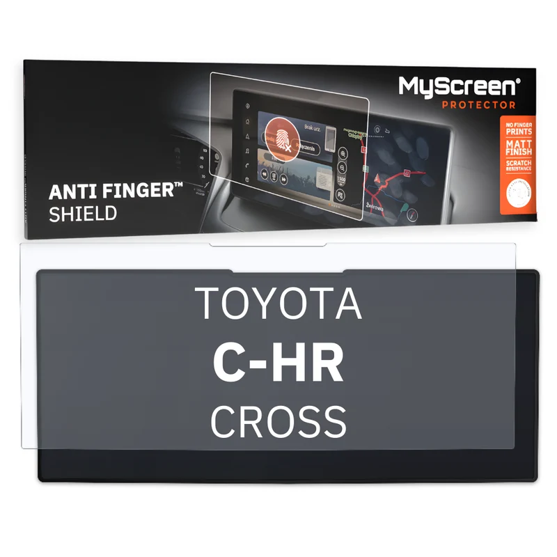 Autofolie für das Hauptdisplay, MyScreen Anti Finger Shield für Toyota C-HR (2023-2026), matt