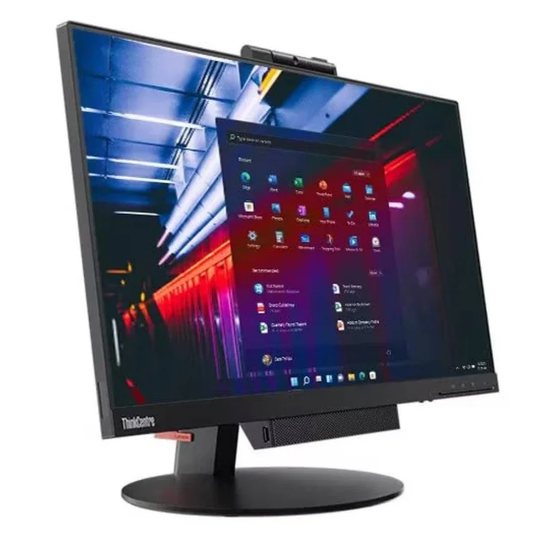 All In One Lenovo ThinkCentre TIO24 Gen3 24″ Full HD M920Q | Intel Core 8°Gen | Monitor 24″ Lenovo 11GCPAT1EU FullHD WebCam WiFi Windows 11 Pro Office 2021
