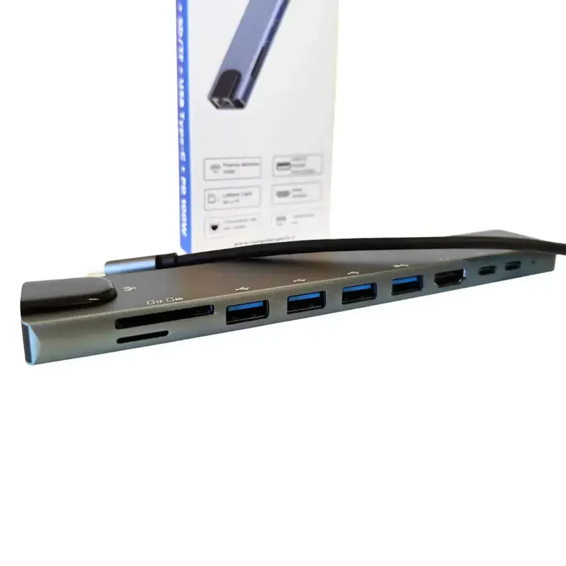 Postazione Completa Lenovo M910q 27" FullHD | Mini PC i5 | Monitor Philips 27" | Docking 10 in 1 FreeDOS