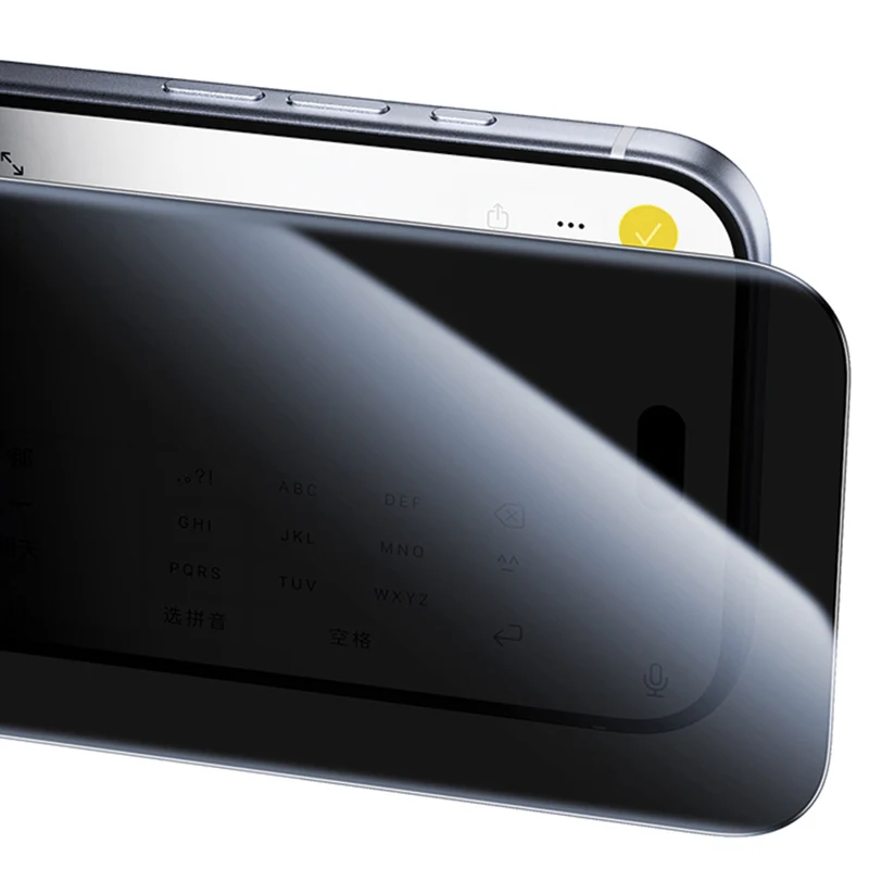 Panzerglas für iPhone 18 Pro, Benks Glass Warrior Privacy, Schwarz