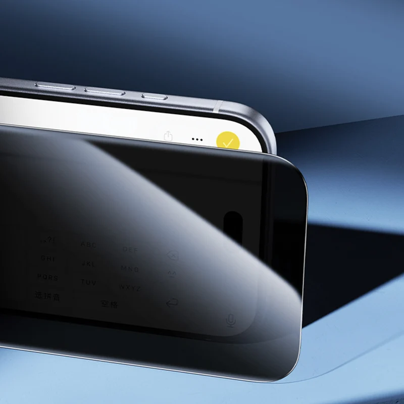 Panzerglas für iPhone 18 Pro, Benks Glass Warrior Privacy, Schwarz