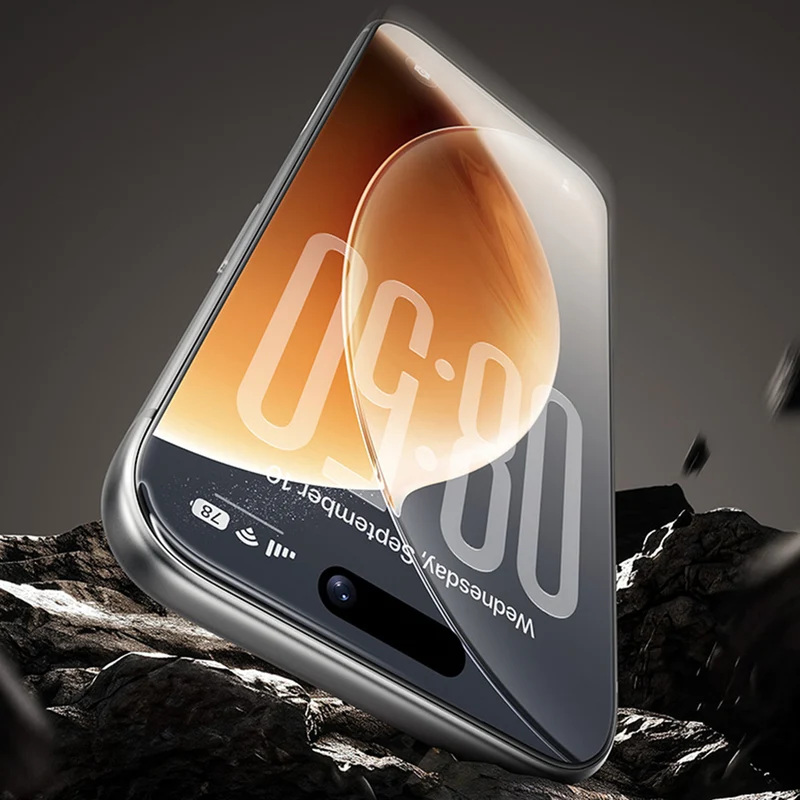 Panzerglas für iPhone 18 Pro, Benks OmniWarrior Anti-Drop Eye-Friendly, Schwarz