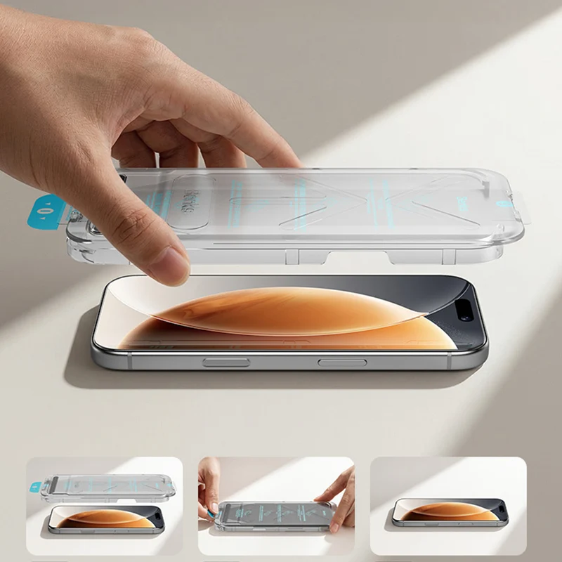 Panzerglas für iPhone 18 Pro, Benks OmniWarrior Anti-Drop Eye-Friendly, Schwarz