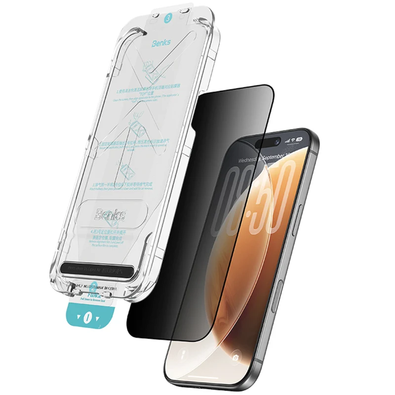 Panzerglas für iPhone 18 Pro Max, Benks OmniWarrior Anti-Drop Privacy