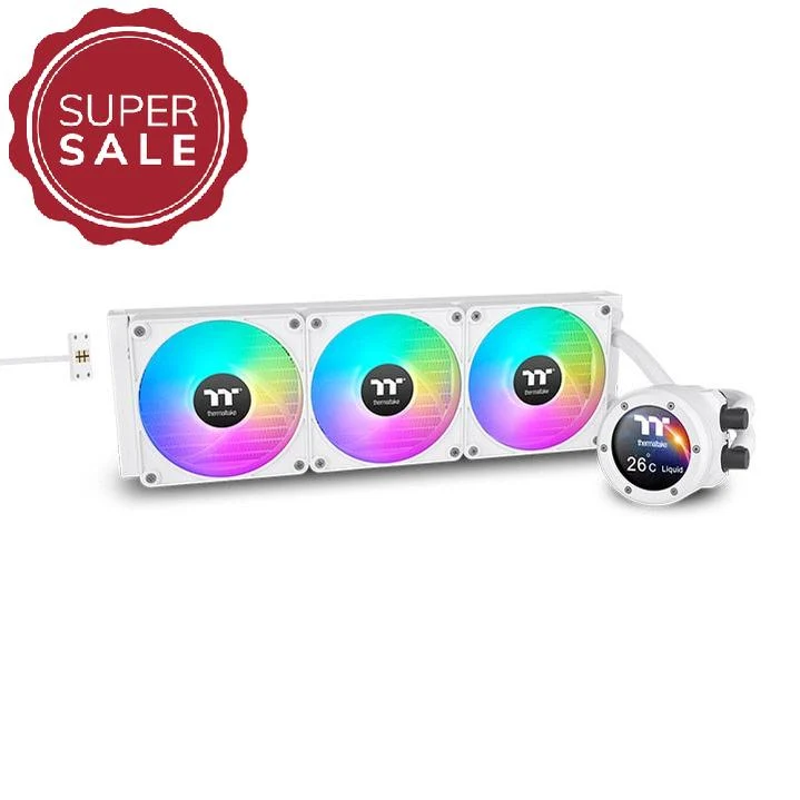 TH420 V2 Ultra EX ARGB Snow White AIO Wasserkühlung - LCD-Display