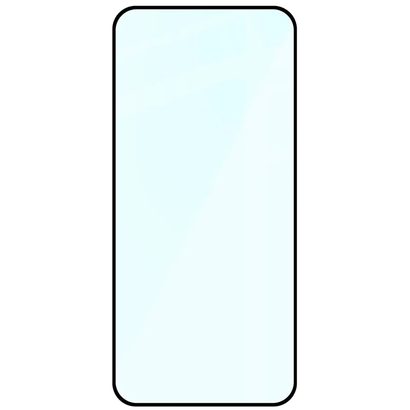 Gehärtetes Glas für Nothing Phone (4b), Bizon Glass Edge, Schwarzer Rahmen