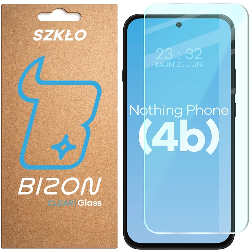 Gehärtetes Glas für Nothing Phone (4b), Bizon Glass Clear
