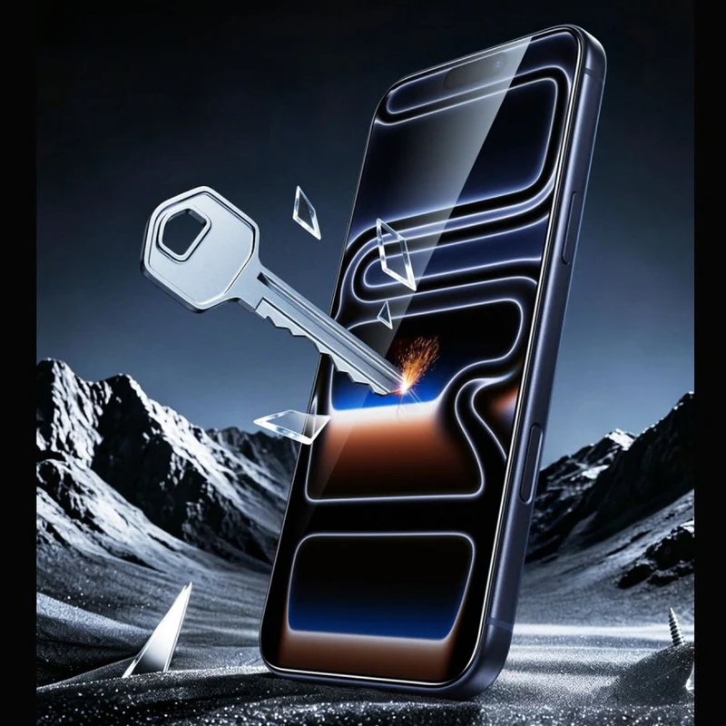 Gehärtetes Glas mit Positionierungsrahmen für iPhone 18 Pro Max / 17 Pro Max, ESR UltraFit Armorite Tempered Glass, 2 Stück