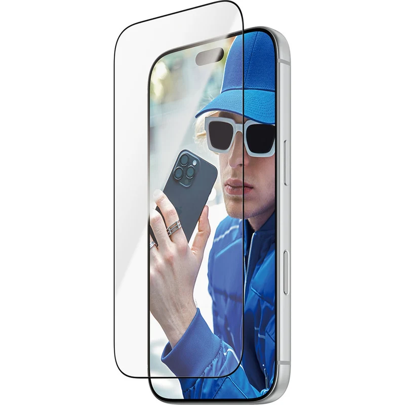 Gehärtetes Glas für iPhone 18 Pro / 17 Pro, PanzerGlass Ultra-Wide Fit, mit schwarzem Rahmen