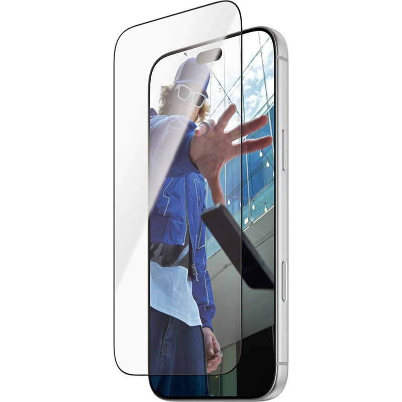Gehärtetes Glas für iPhone 18 Pro Max / 17 Pro Max, PanzerGlass Ultra-Wide Fit, mit schwarzem Rahmen
