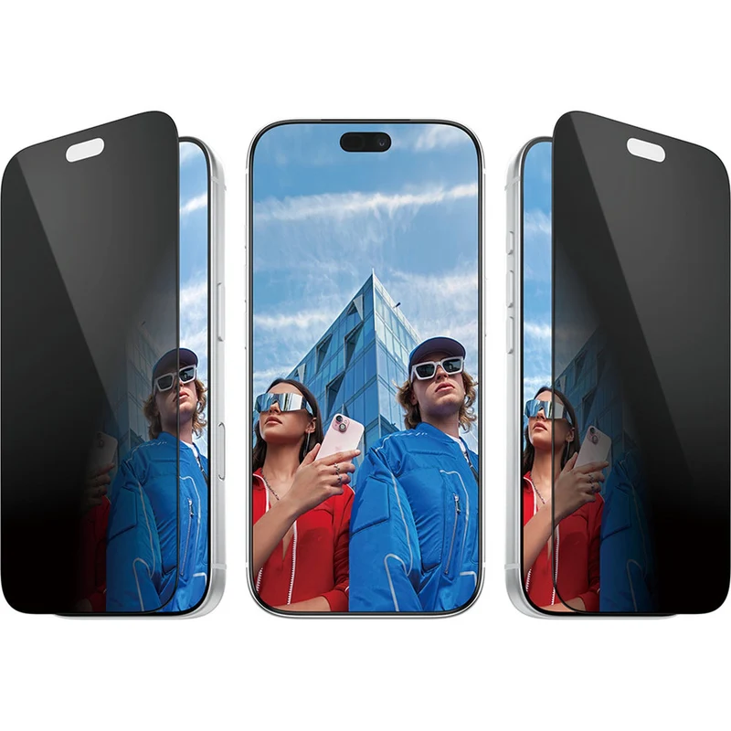 Sichtschutzglas mit Applikator für iPhone 18 Pro, PanzerGlass 2-Way Ultra-Wide Fit Privacy Plus EasyAligner