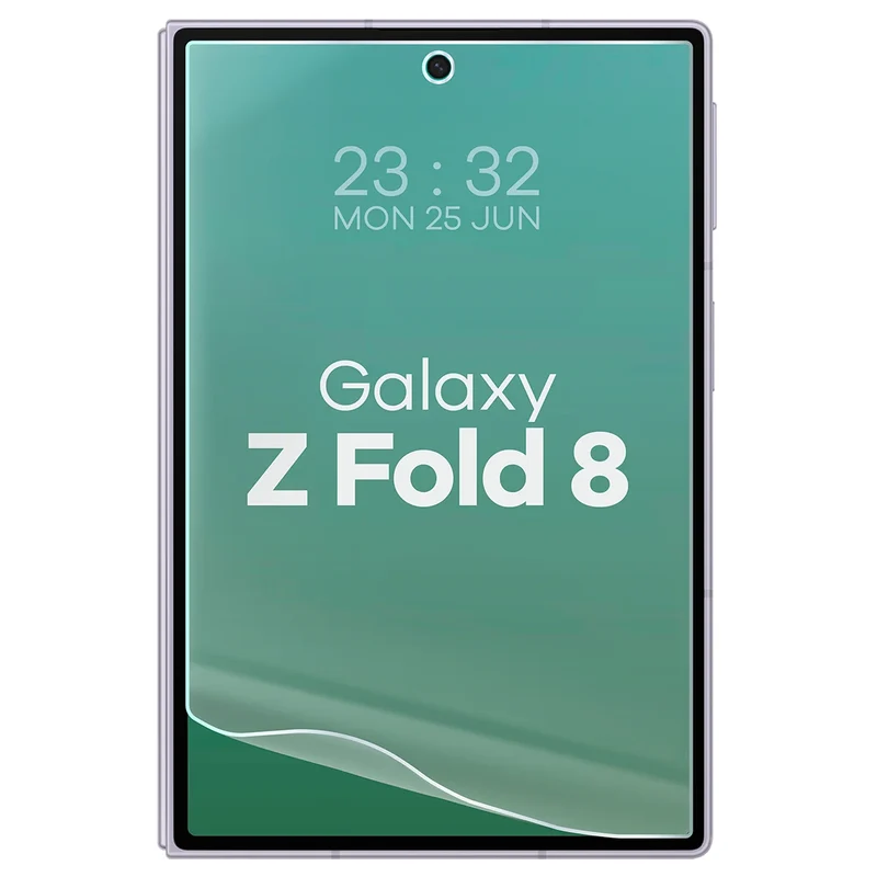 Hydrogel Folie für Display und Rückseite Bizon Film Hydrogel Pack für Galaxy Z Fold8, 2 Stück