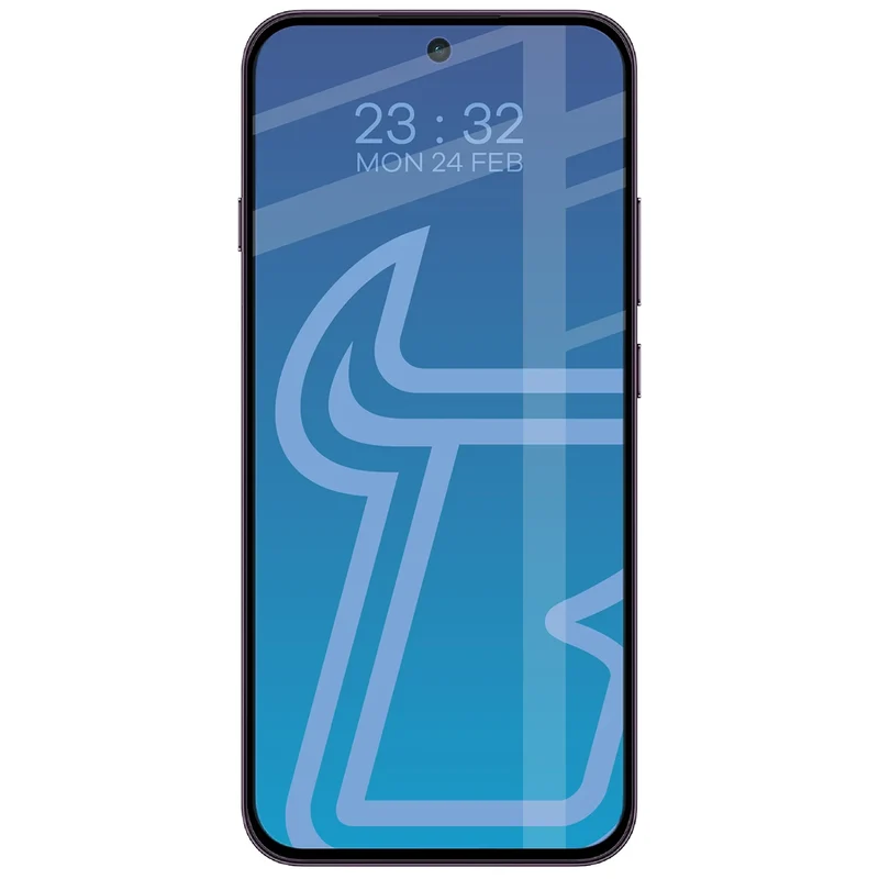 Gehärtetes Glas für Oppo Reno16 F / Reno16 FS, Bizon Glass Edge, Schwarzer Rahmen