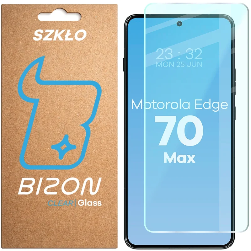 Gehärtetes Glas für Motorola Edge 70 Max, Bizon Glass Clear