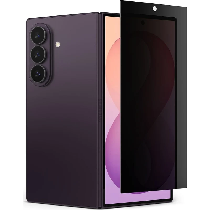 Sichtschutzglas mit Applikator für Galaxy Z Fold8 Ultra, Ringke Easy Slide Privacy 360, 2 Stück