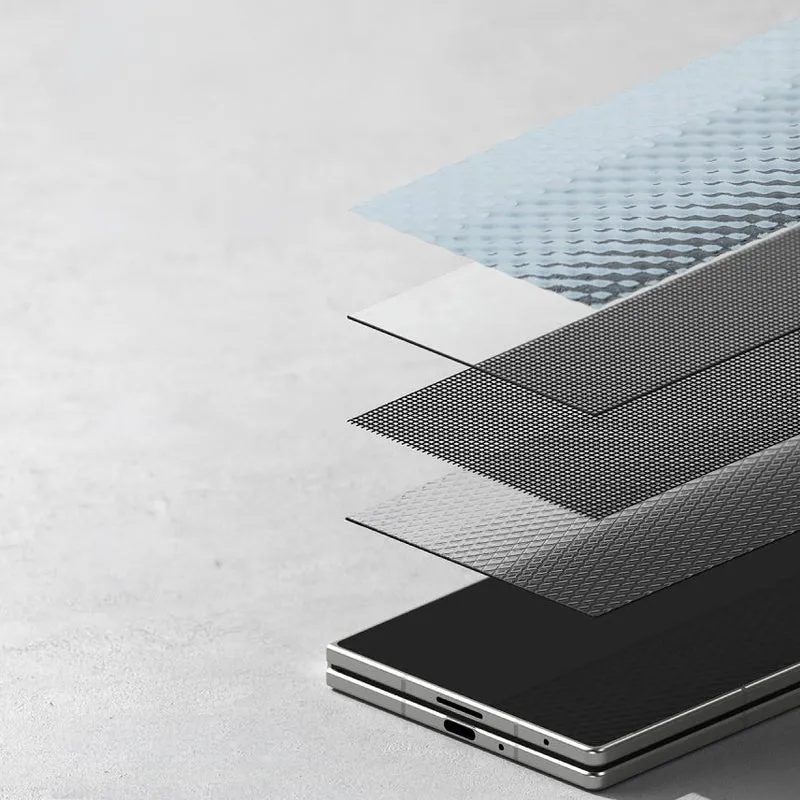 Sichtschutzglas mit Applikator für Galaxy Z Fold8 Ultra, Ringke Easy Slide Privacy 360, 2 Stück