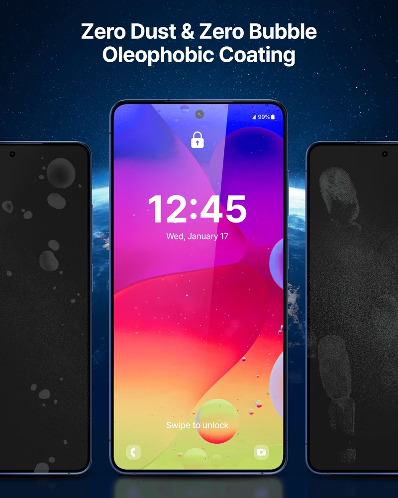 Antireflex-Schutzglas für Galaxy S26+, Whitestone Dome Glass AR, 2 Stück
