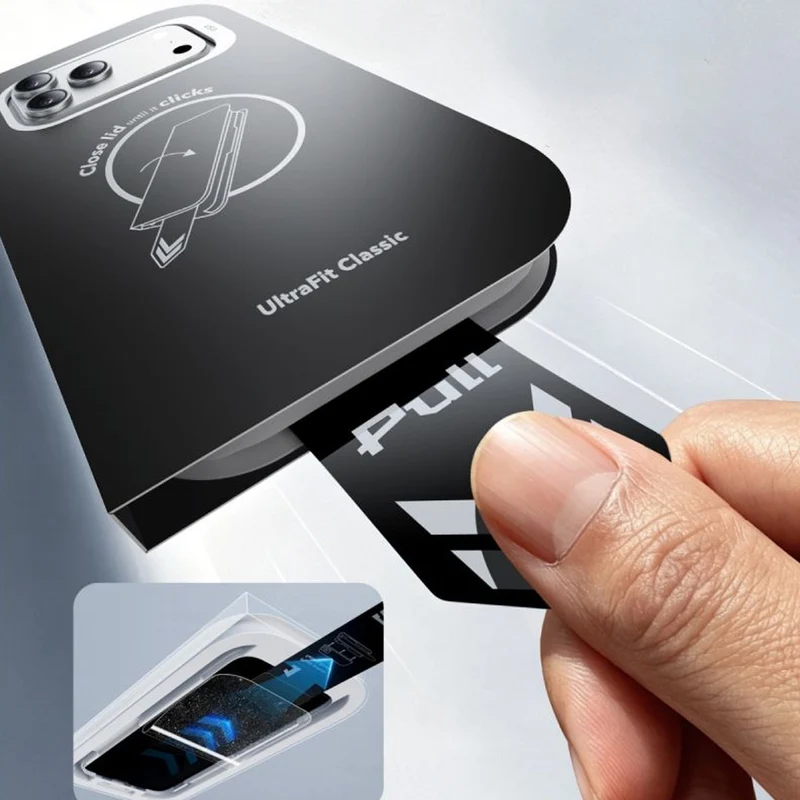 Gehärtetes Glas mit Positionierrahmen für iPhone 18 Pro Max / 17 Pro Max, ESR UltraFit Classic Screen Protector, 2 Stück