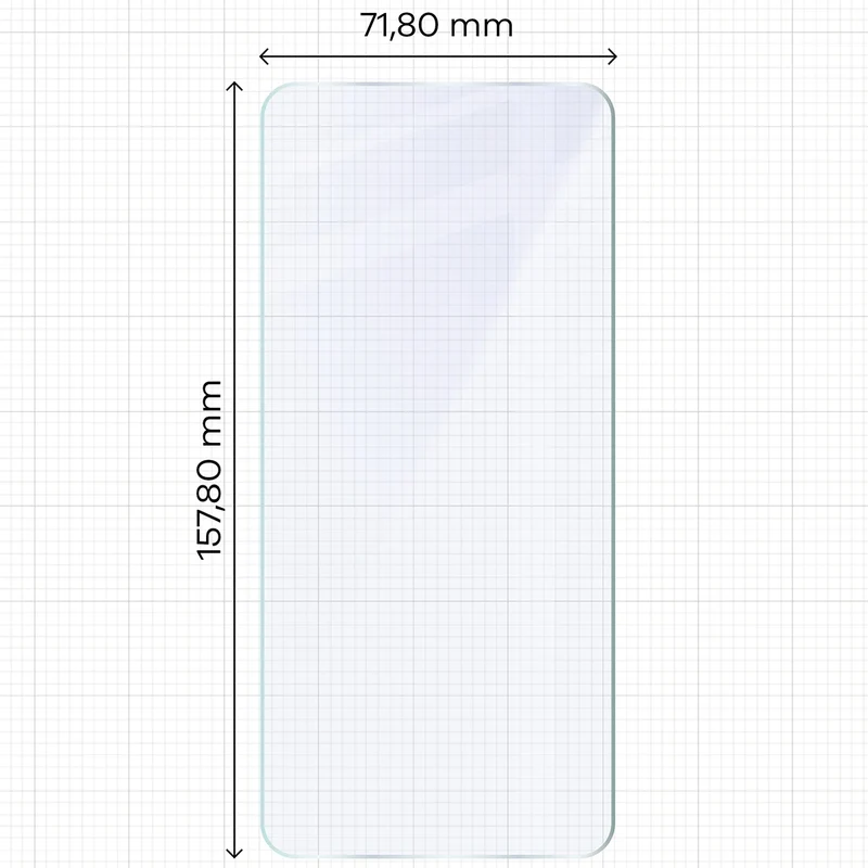Flexibles Hybridglas für Vivo V70 Lite 5G, Bizon Hybrid Mule Duo, 2 Stück