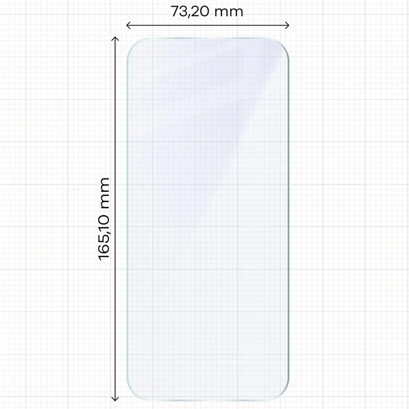 Flexibles Hybridglas für Xiaomi Redmi 17 4G, Bizon Hybrid Mule Duo, 2 Stück