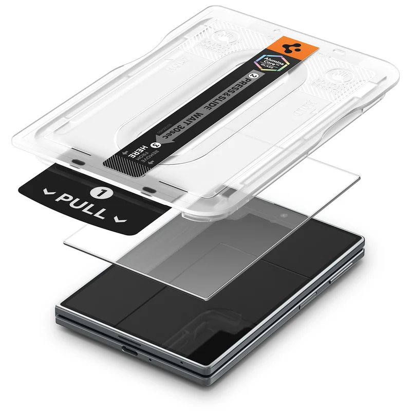 Glas + Applikator für Galaxy Z Fold8, Spigen Glas.tR EZ Fit Pro 1-Pack (AC)