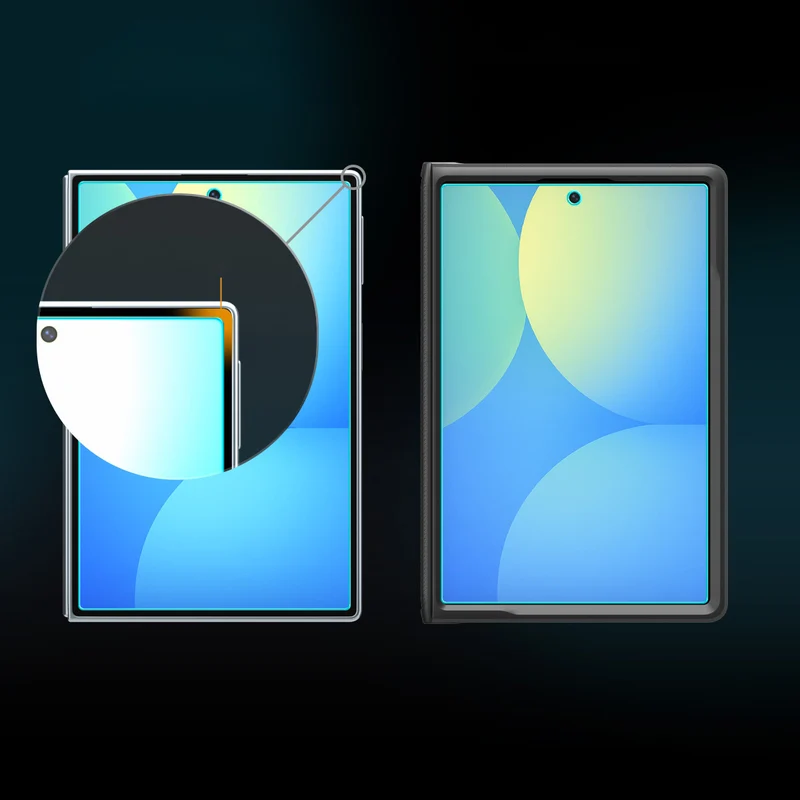 Glas + Applikator für Galaxy Z Fold8, Spigen Glas.tR EZ Fit Pro 2-Pack (AC)