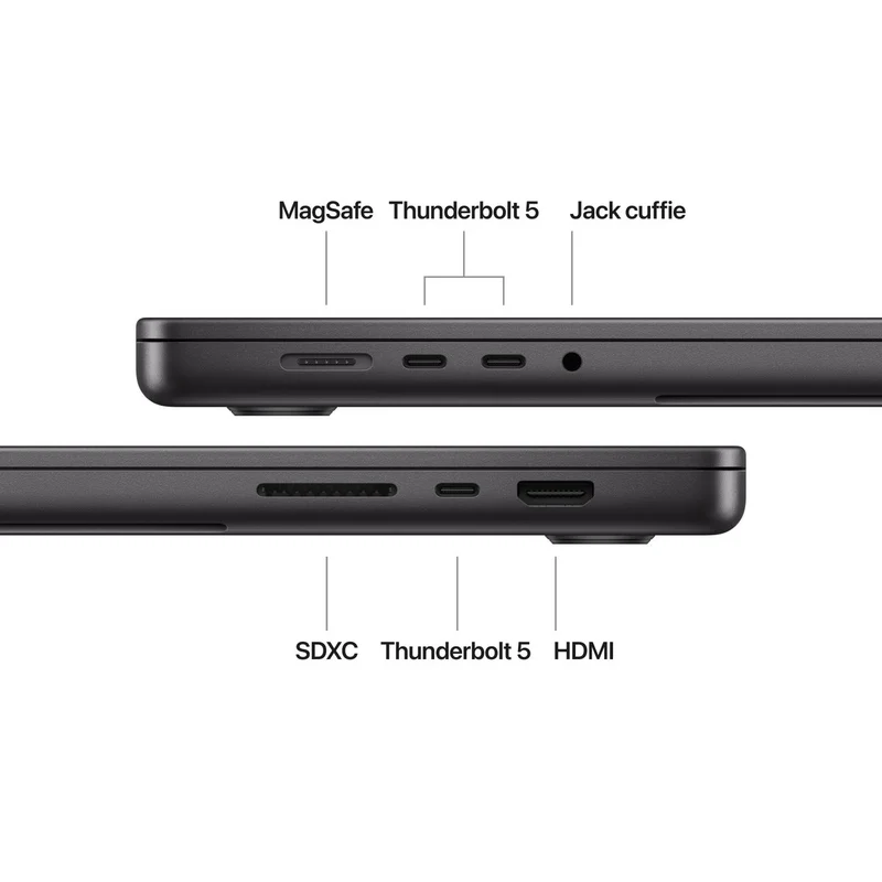 Apple 16 Macbook Pro Apple M4 Max Chip 16-Core Nero