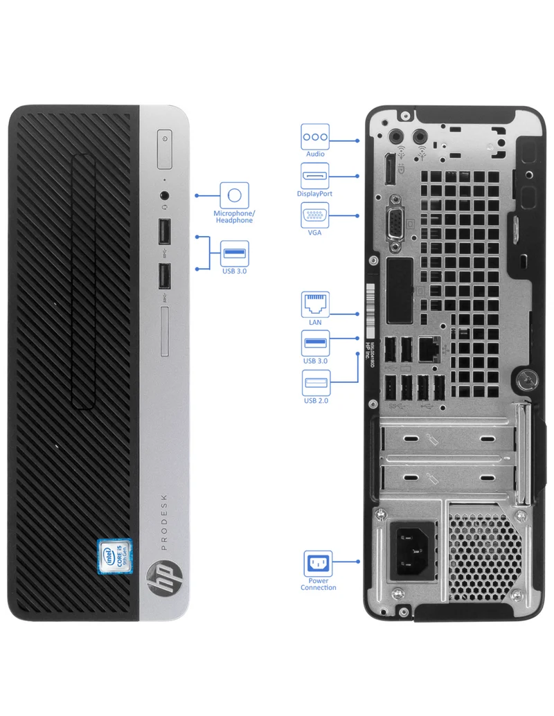 HP ProDesk 400 G6 SFF PC Desktop | Intel Core i7-9700F | AMD Radeon R7 430 2GB FreeDOS