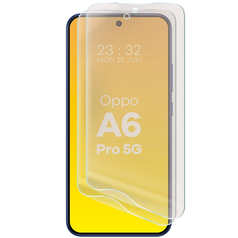 Matte Folie für Oppo A6 Pro 5G, Bizon Film Sun Duo, 2 Stück