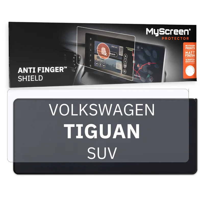 Autofolie für das virtuelle Cockpit, MyScreen Anti Finger Shield für Volkswagen Tiguan (Life) III (2024-2026), matt