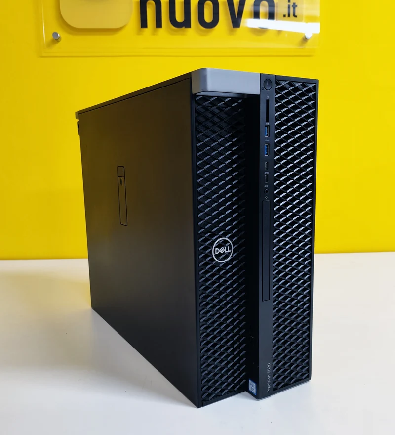 Bundle Dell Precision 5820 con Monitor 27" Nuovo | Intel Xeon W-2123 | Ram 32GB | SSD 1TB | Nvidia Quadro RTX 4000 8GB | FreeDOS