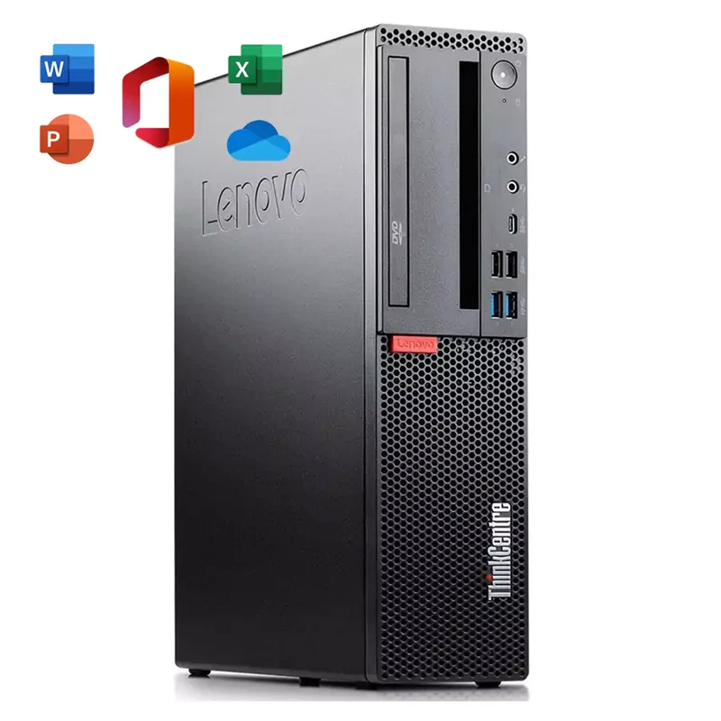 Bundle Lenovo ThinkCentre M920s Ricondizionato SFF | Intel Core i5-8500 | Windows 11 Pro Microsoft Office 2021 2x Monitor Lenovo ThinkVision T24i-10 IPS 24″ Full HD Kit Mouse e tastiera - Efficienza e Potenza