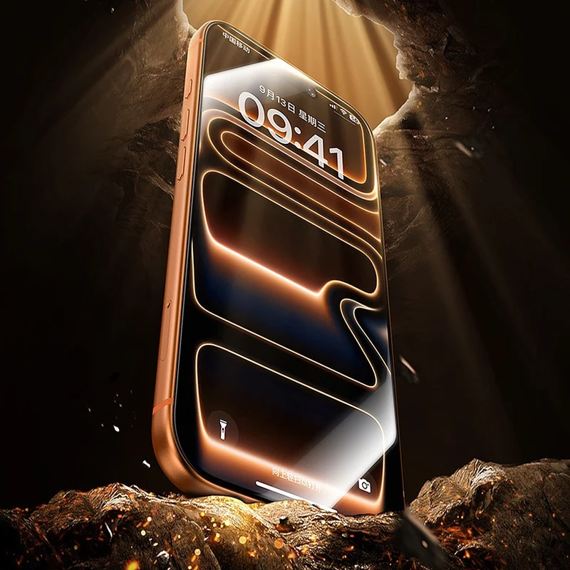 Displayschutzglas für iPhone Air, Benks Glass Warrior 2.0 AR-EZFita, Schwarzer Rahmen